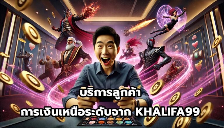 บริการลูกค้าและการเงินเหนือระดับจาก KHALIFA99-6